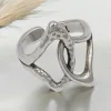 Επάργυρο δαχτυλίδι "Organic Knot" - Image 2