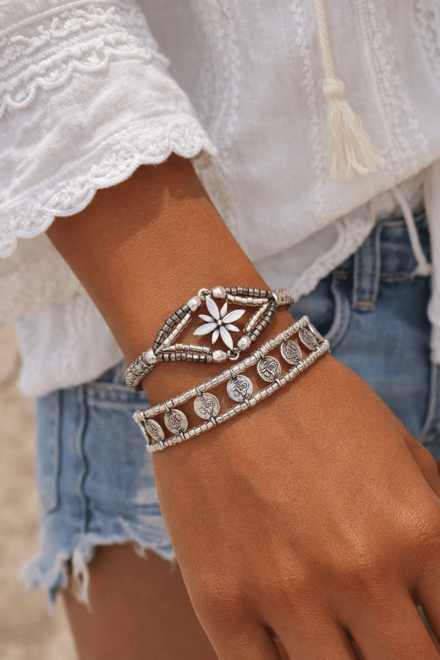 Bραχιόλια boho chic “Namaste”