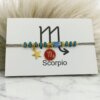 Βραχιόλι με ζώδιο Σκορπιός Scorpio